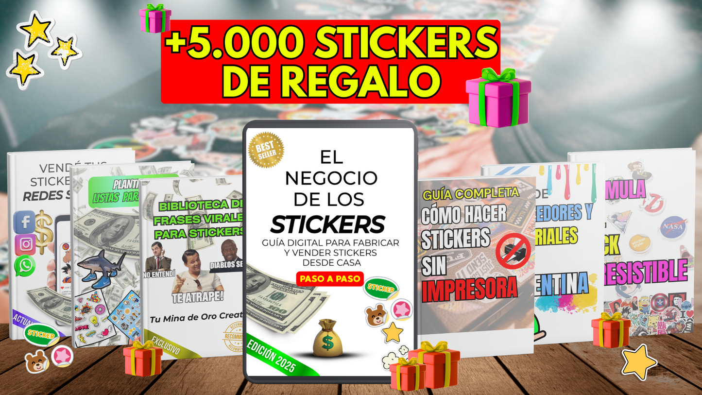 El Negocio de los Stickers + ACCESO EXCLUSIVO A LA COLECCIÓN COMPLETA🎁