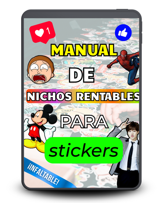 MANUAL DE NICHOS RENTABLES PARA STICKERS 2025